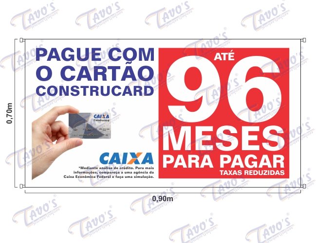 Banner em Impresso Digital - Tamanho personalizado