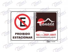 Placa Imobiliria 20 x 30 cm,Plstica,PS,PVC,Personalizada,Aluga-se ou Vende-se em PSAI (poliestireno alto impacto)