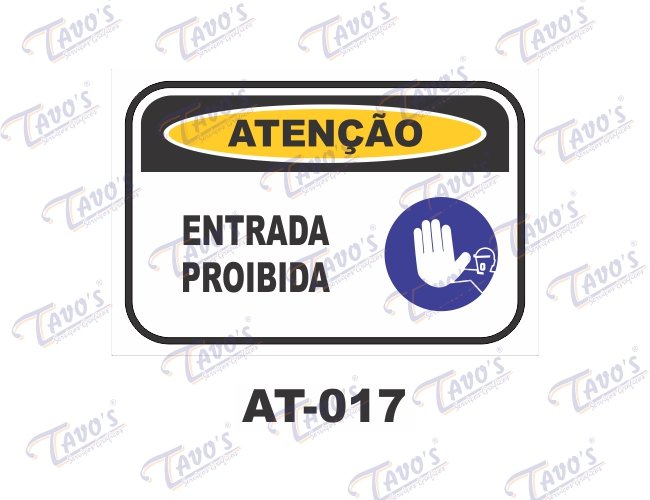 Placa Ateno - Entrada proibida